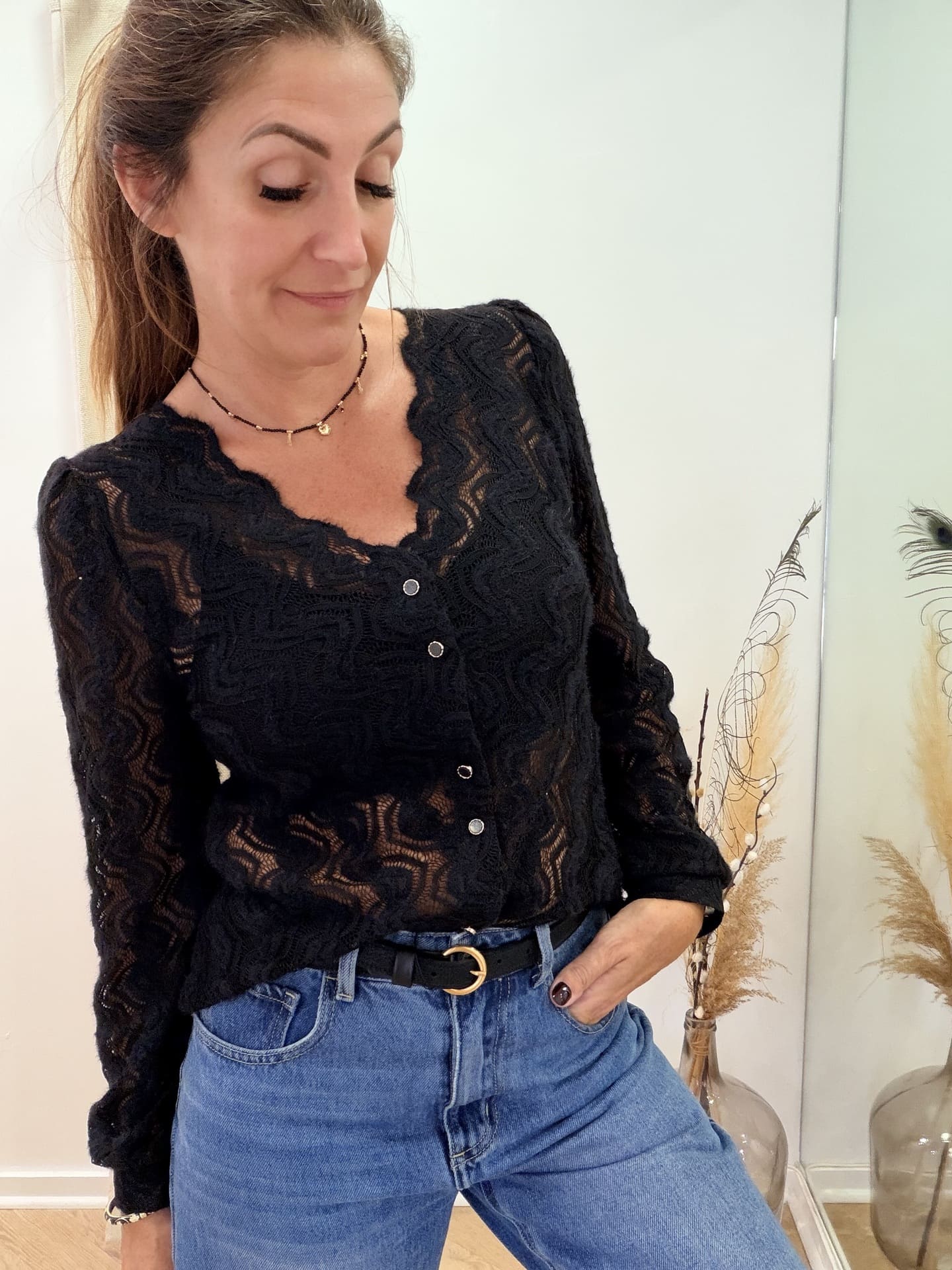 Blouse Astrid en dentelle