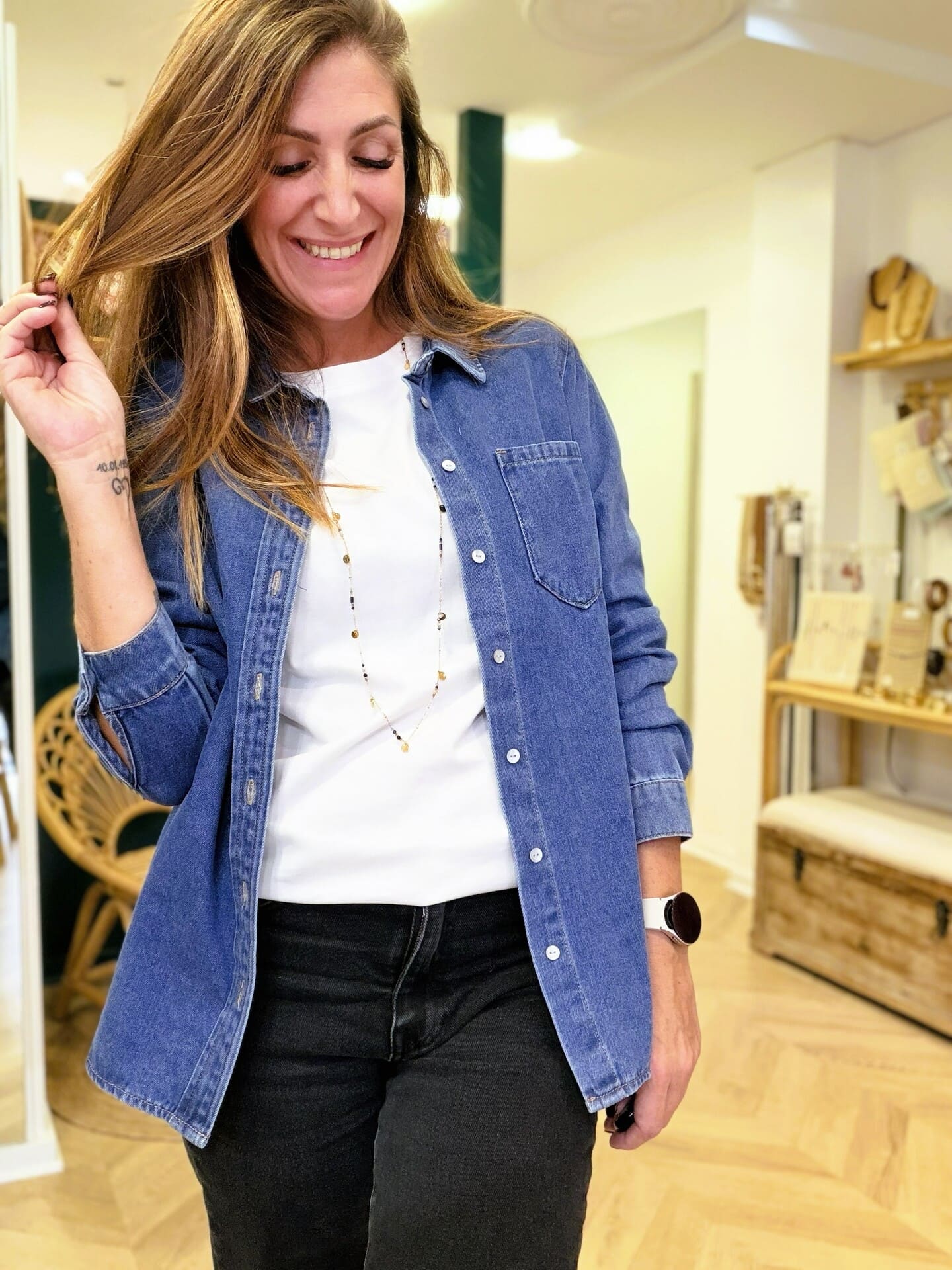 Chemise en jean Thelma